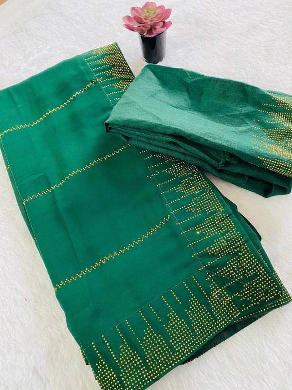 Peramid Pattren Georgette Party Wear Saree