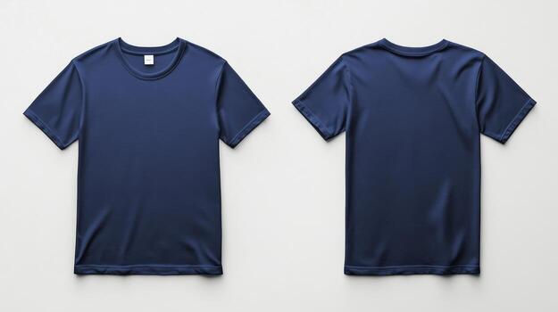 Navy Blue Gym T-Shirt for Active Training & Workouts