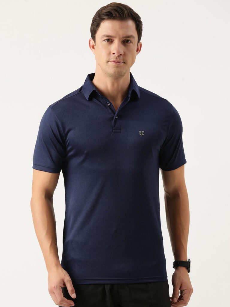 Collared Gym T-Shirt for Active Training & Sport