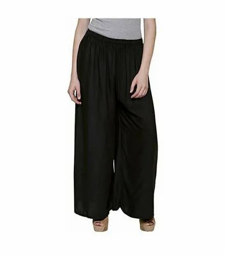 Elegant Black Palazzo Pants for Comfortable Everyday Styling
